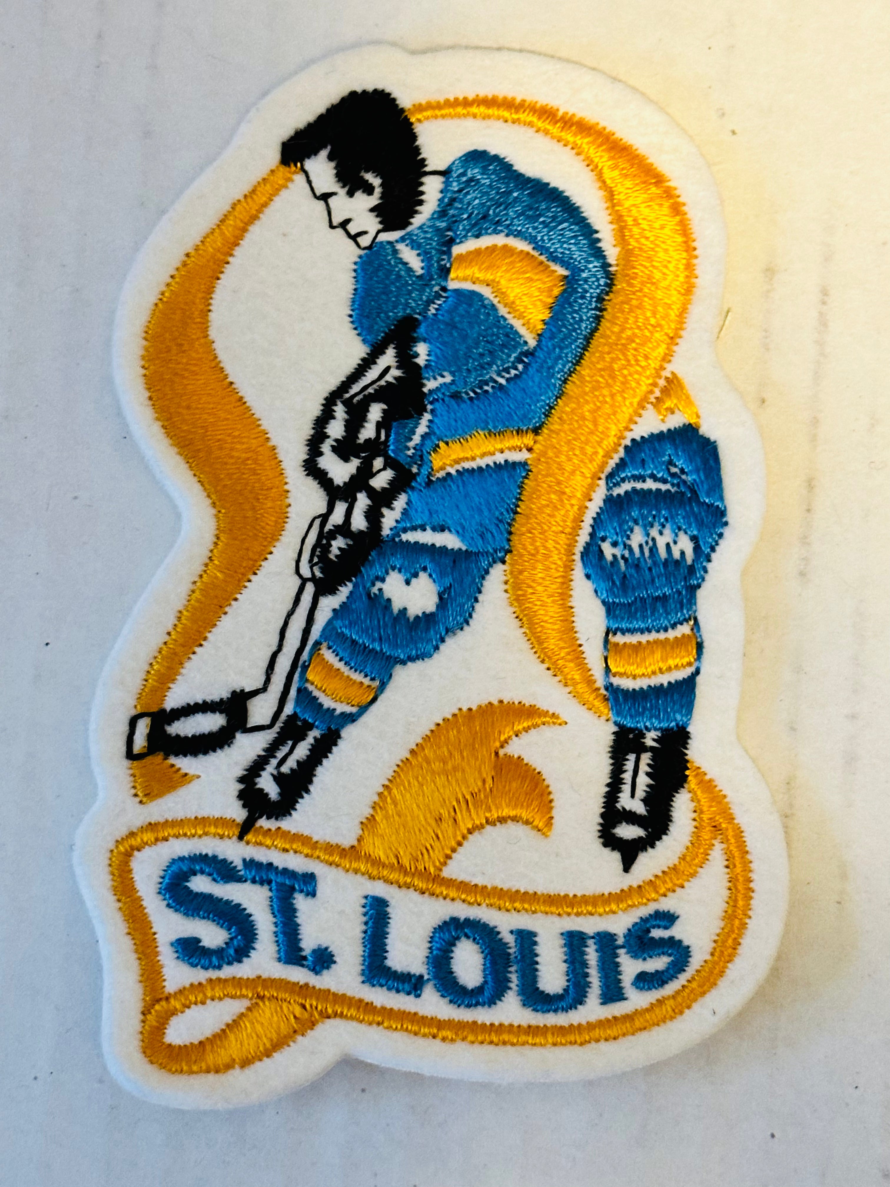 Vintage St. Louis Blues Hockey Patch 1980s - NHL Collectible for Jackets, Hats & Memorabilia Display