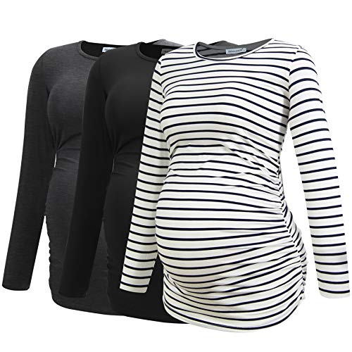Black-deep Grey-white Stripe(3 Packs)