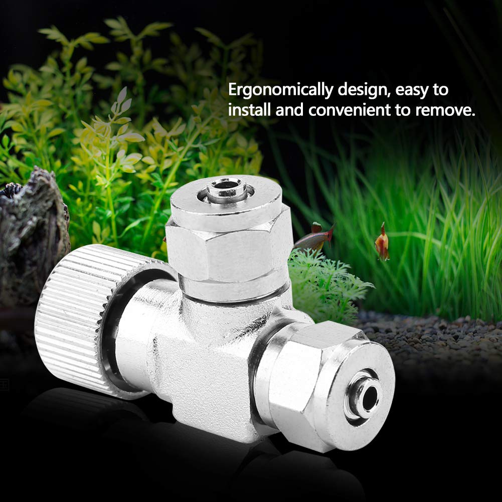 High-Quality Aquarium Air Pump Check Valves & CO2 Regulator with Needle Valve & Bubble Counter for Fish Tank - Perfect for Freshwater/Saltwater Aquariums, Hydroponics & Aquascaping (02#)