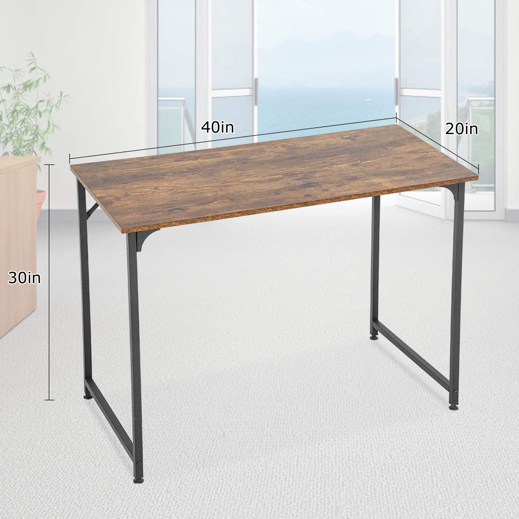Modern Black Corner Computer Desk 47