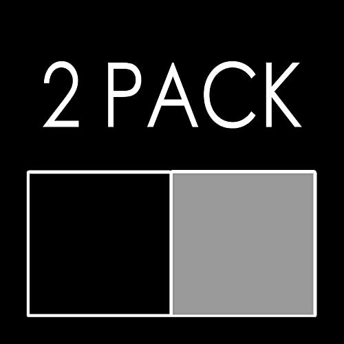 2 Pack - Black and Gray