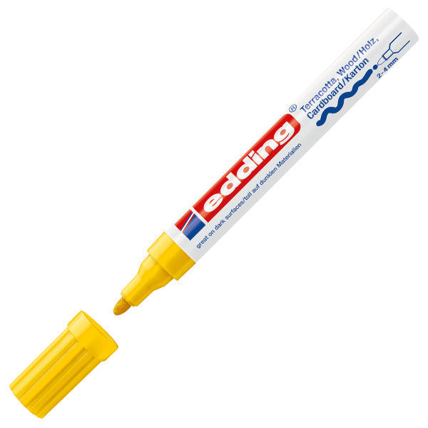 edding 4000 Matt Paint Marker - Medium Point Permanent Marker for Metal, Glass, Plastic - Ideal for DIY Crafts, Signage & Industrial Labeling