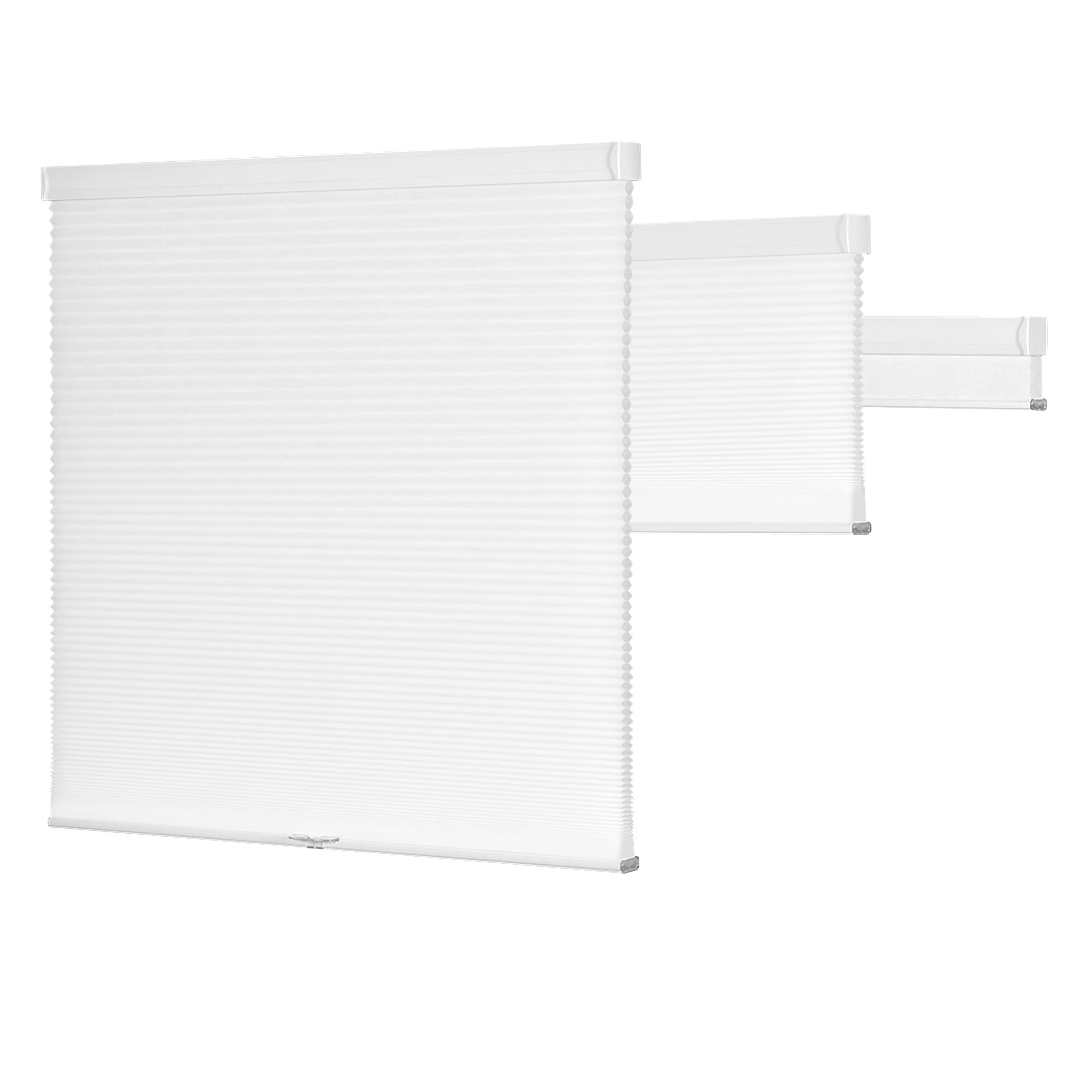BERISSA Cordless Honeycomb Shades - Light Filtering Cellular Window Blinds for Bedroom, Office & Living Room - 36