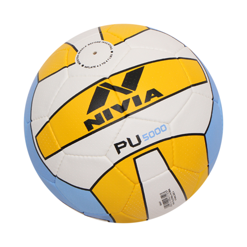 Nivia PU 5000 Volleyball for Indoor & Outdoor Play - Official Size & Weight for Training, Games, and Beach Volleyball