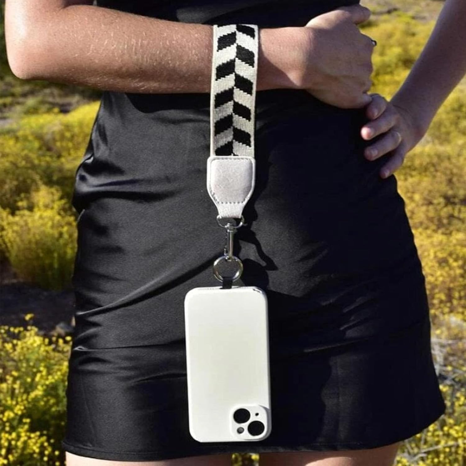 Cliprain Adjustable Crossbody Phone Strap with Wallet - Secure Hands-Free Carrying for iPhone, Samsung & Smartphones - Perfect for Travel, Shopping & Outdoor Activities