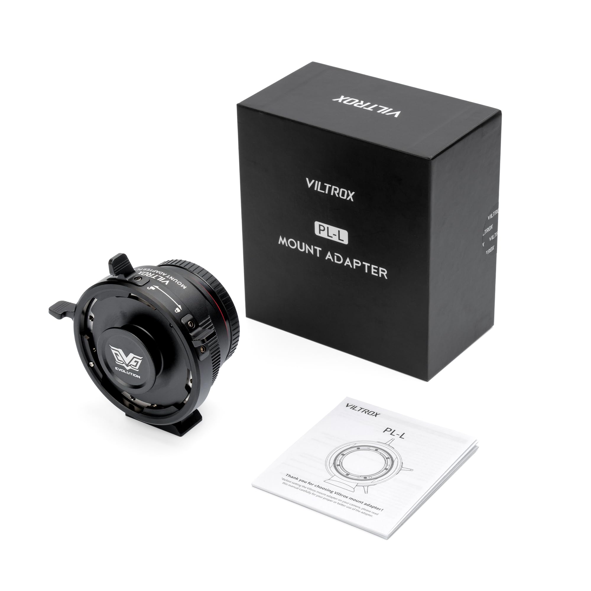 VILTROX PL-L Auto Focus Lens Mount Adapter Ring - Compatible with PL Lens to L Mount Cameras (SL, SL2, S1, S1R, S1H, fp) - Manual Infinity Focus - Perfect for Professional Photography & Videography