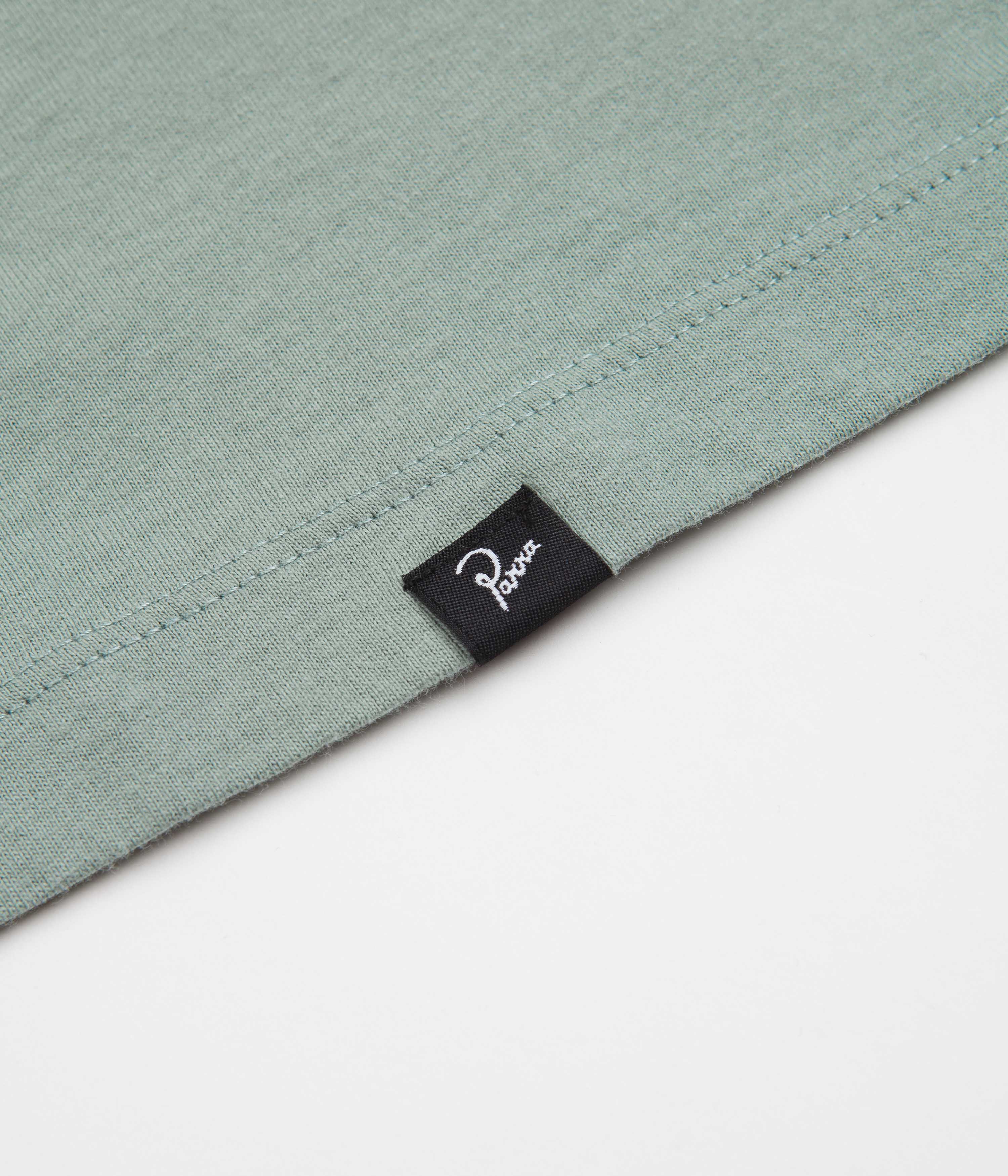 Parra The Lost Ring Long Sleeve T-Shirt in Pistache - Stylish Streetwear for Casual Outings & Music Festivals