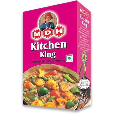 Danvin MDH Kitchen King Spice Blend - 100g x 2 Pack | Authentic Indian Masala for Curry, Biryani & Home Cooking | Perfect for Restaurant Chefs & Home Chefs