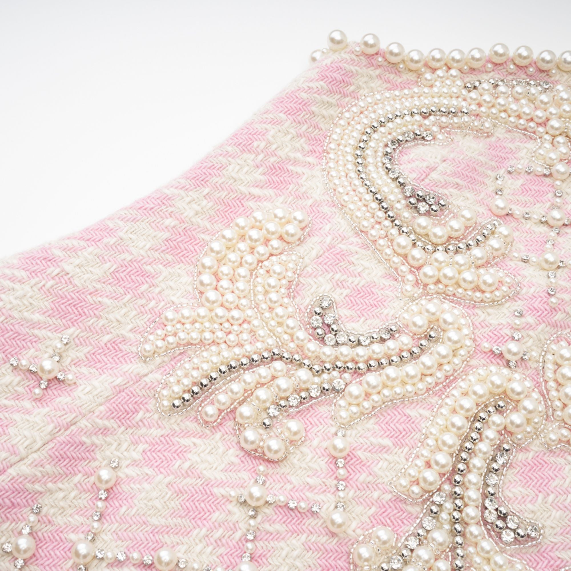 Elegant Capucine Pearl Embellished Mini Dress for Women | Perfect for Cocktail Parties, Weddings & Special Occasions