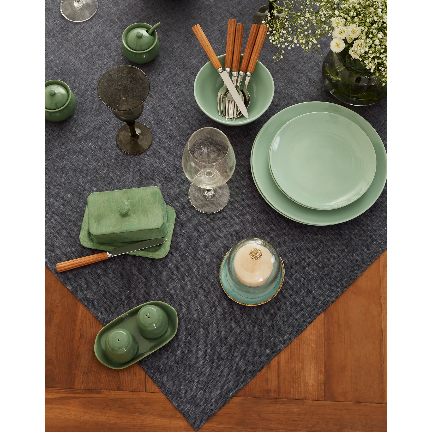 Athena Decorative Table Throw Blanket - Soft & Stylish Home Decor for Sofa, Bed, or Couch - Perfect for Living Room, Bedroom, and Cozy Indoor Use
