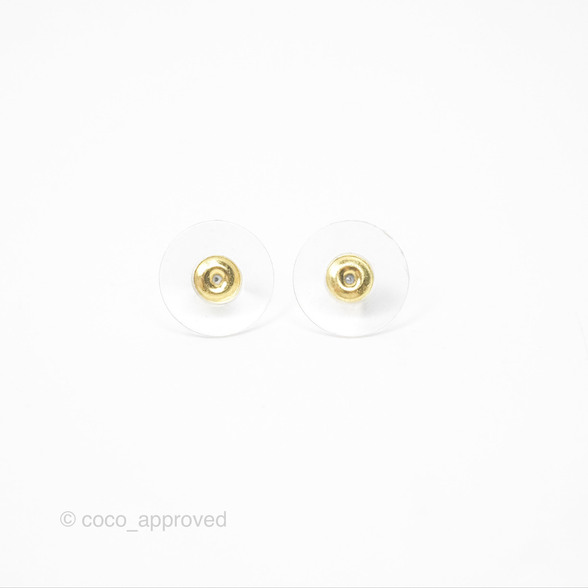 Chanel CC Crystal Drop Earrings - Gold Tone 24P Elegant Dangle Earrings for Women | Perfect for Parties, Weddings & Evening Events