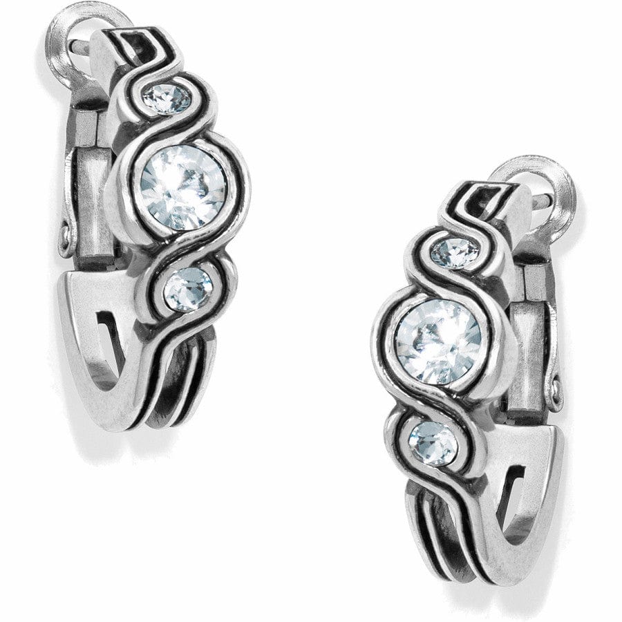 Infinity Sparkle Hoop Earrings for Women - 14K Gold Plated Stainless Steel Dangle Earrings - Trendy Boho Jewelry Gift for Her - Perfect for Parties, Weddings & Everyday Wear