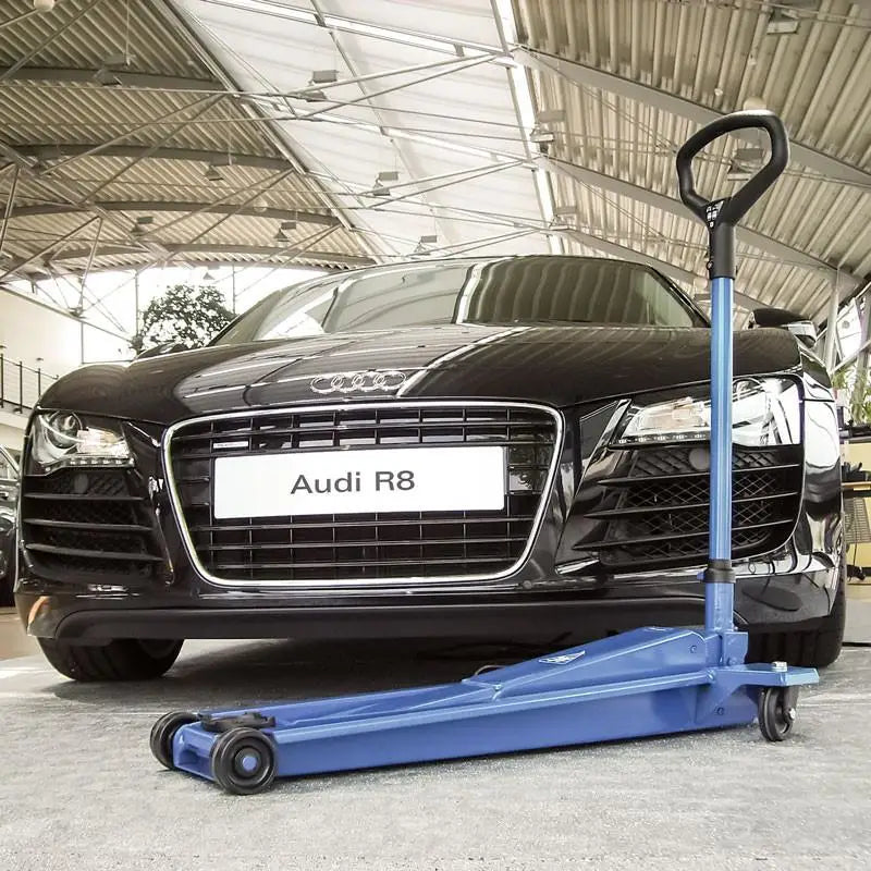 AC Hydraulic DK13HLQ 1.3 Ton Low Profile Car Jack - Perfect for Sports Cars, Sedans & Compact Vehicles (Garage & Roadside Use)