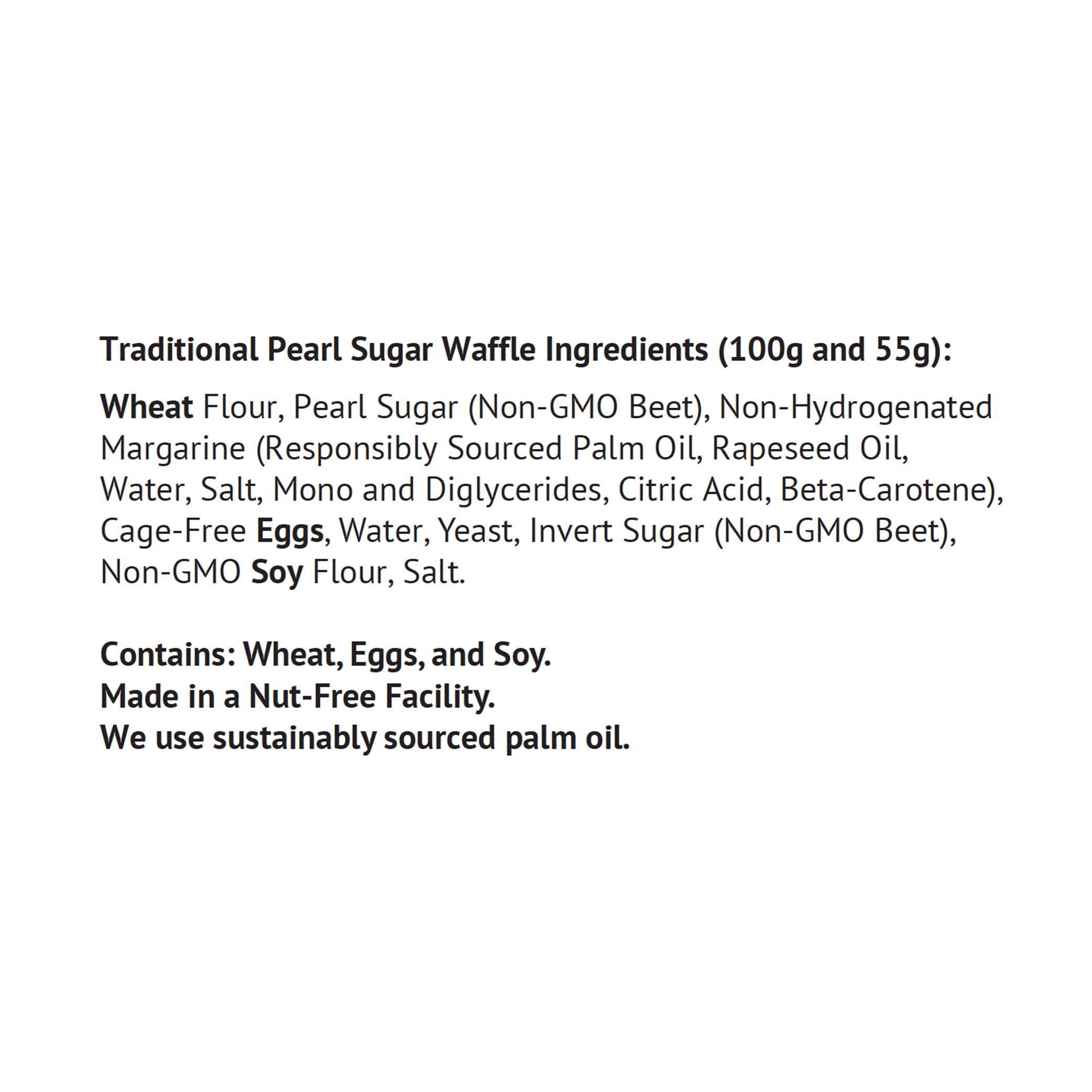 Authentic Belgian Pearl Sugar Waffles - Traditional Recipe, 4 Pack (100g Each) - Perfect for Breakfast, Brunch & Dessert