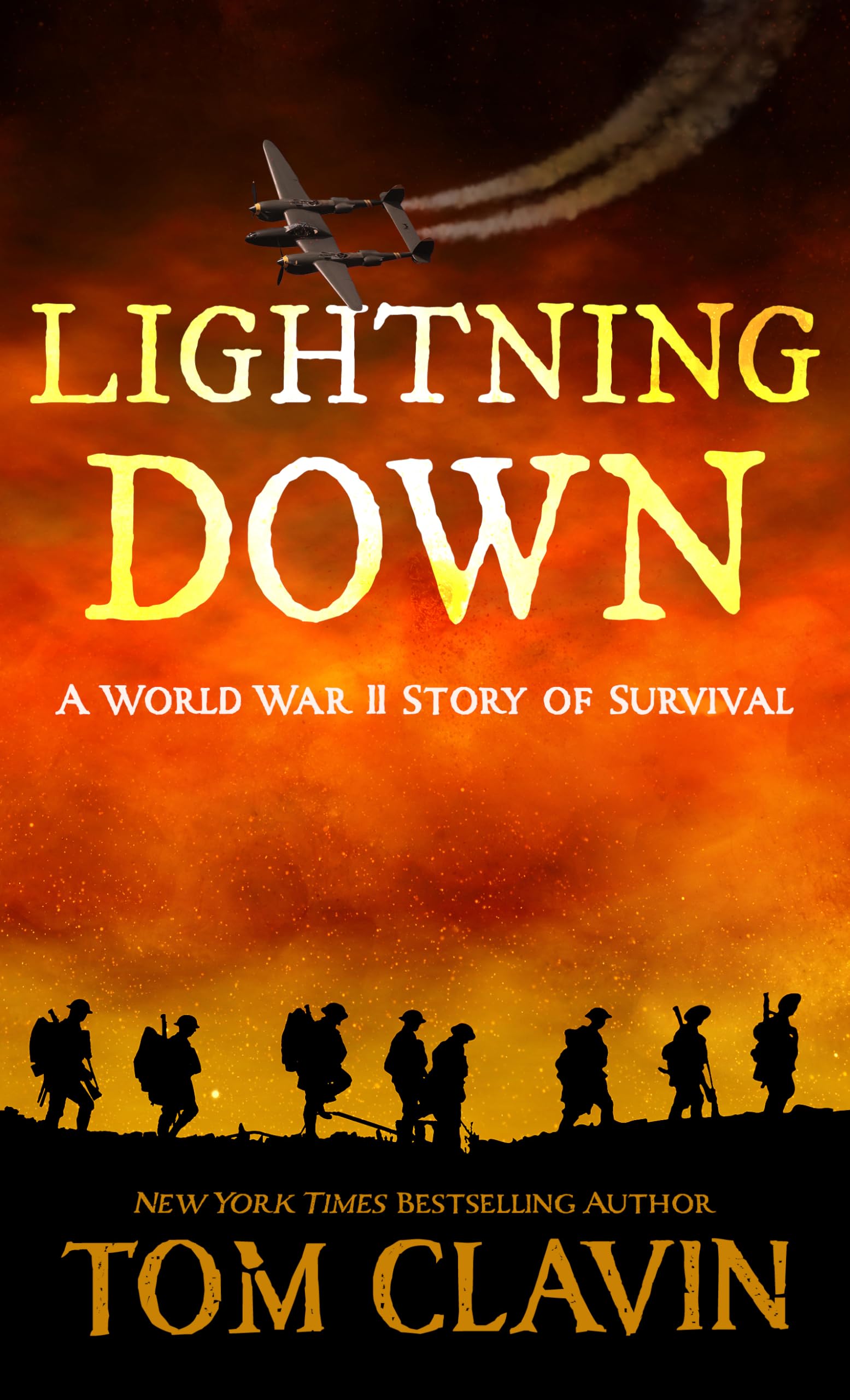 Lightning Down: A WWII Survival Story - Thorndike Press Large Print Nonfiction | Inspiring True War Story for History Buffs & Book Clubs