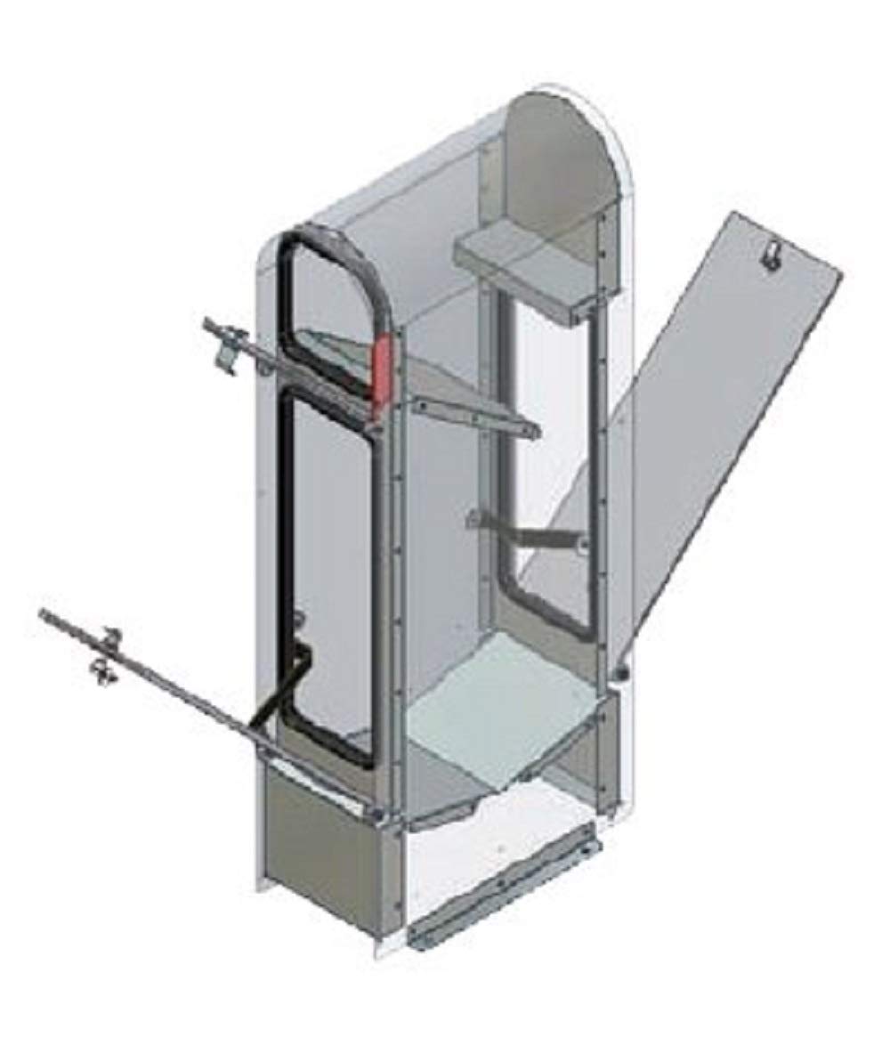 Secure Locking Mailbox with Morning Rose Design - Front & Rear Mail Retrieval for Home & Office | Durable Outdoor Mailbox for Apartments, Houses & Businesses