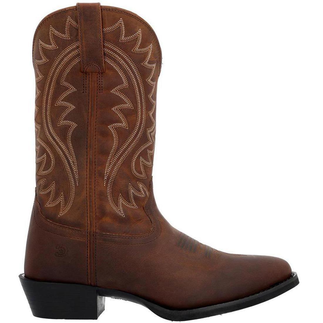 Shyloh Brown Western Boots for Women - Genuine Leather Cowgirl Boots with Comfortable Fit - Perfect for Rodeo, Country Dancing & Outdoor Adventures