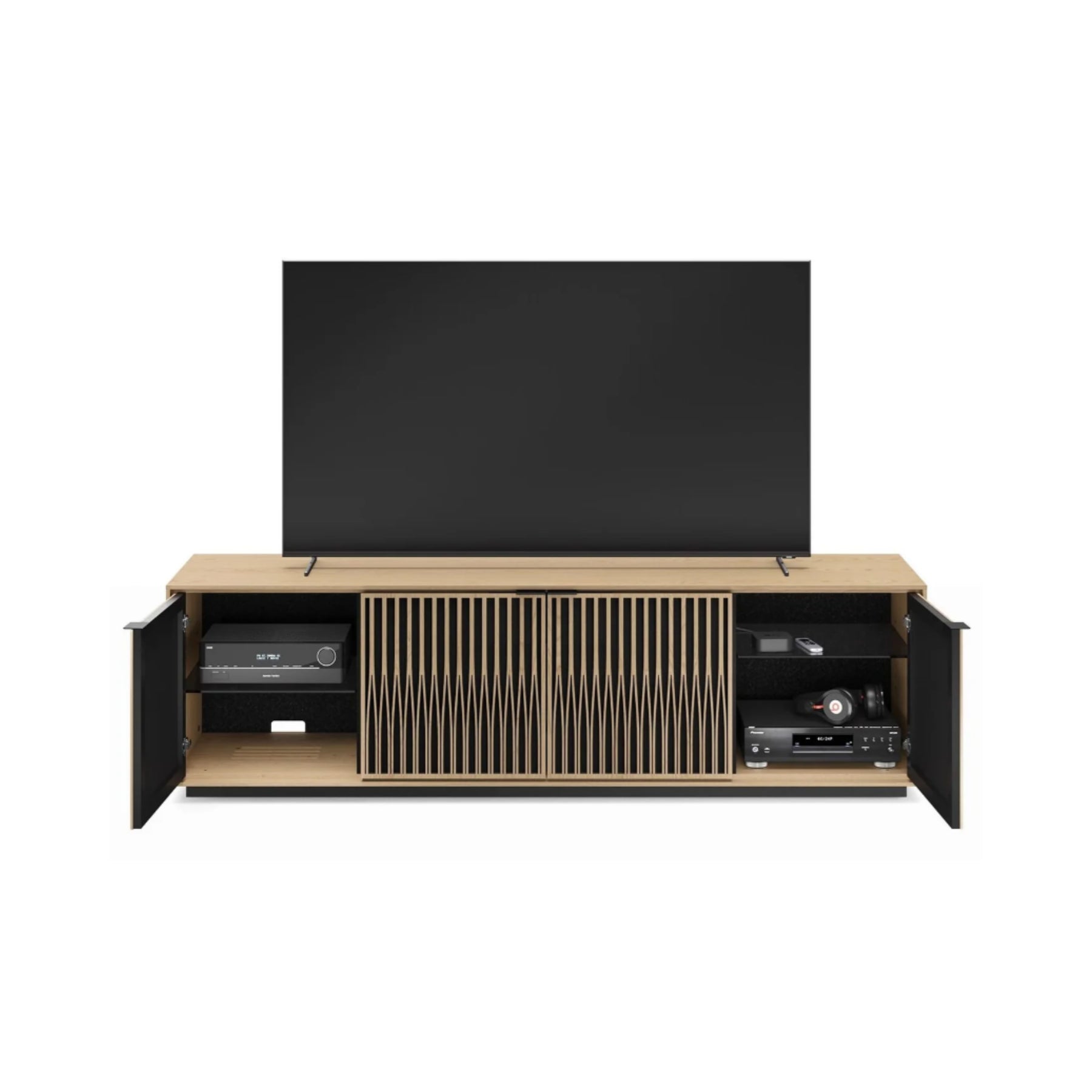 BDI 8703 Tune Media Cabinet - Modern TV Stand with Storage for Living Room, Home Theater & Entertainment Centers - Perfect for Organizing Electronics, Gaming Consoles & Streaming Devices