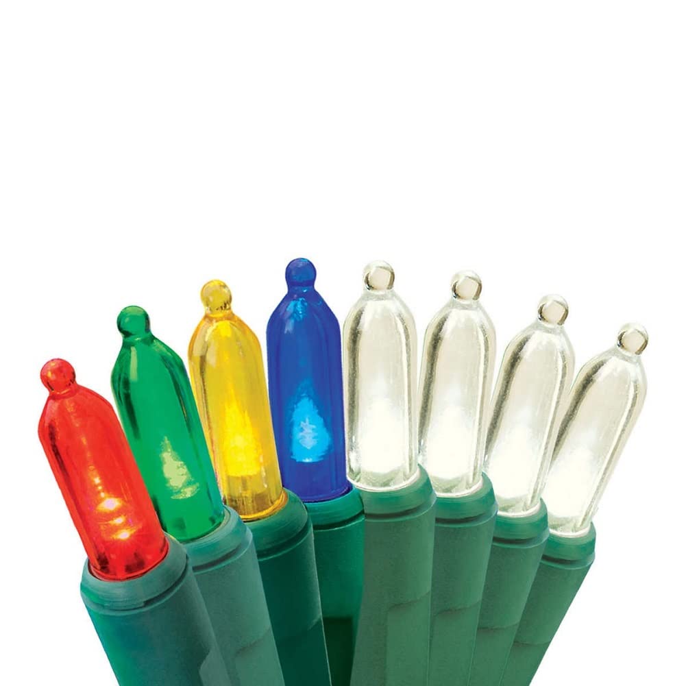 GE Mini Dual Color Changing 100 LED Lights - 120V 60Hz (100 Count) - Perfect for Home Decor, Parties, and Holiday Lighting
