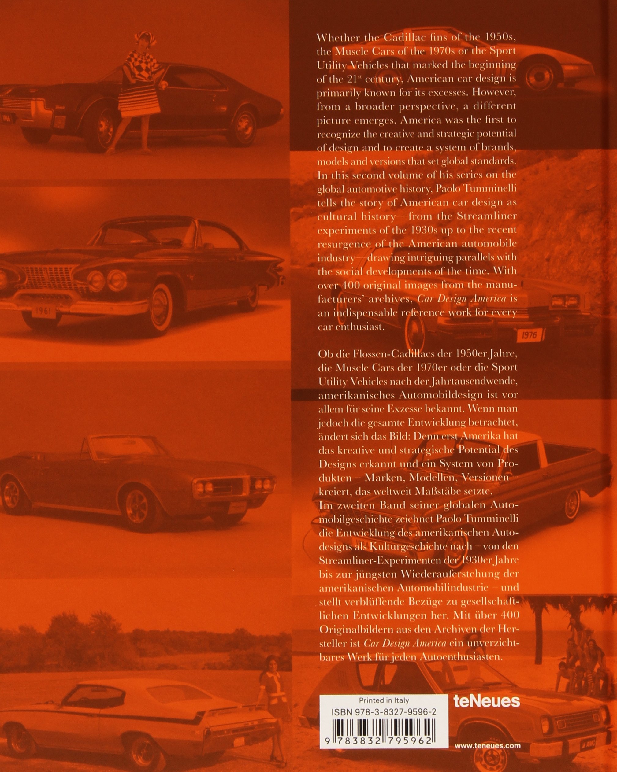 Car Design America: Myths, Brands & People - English, German & Spanish Edition | Automotive History Book for Design Enthusiasts & Collectors