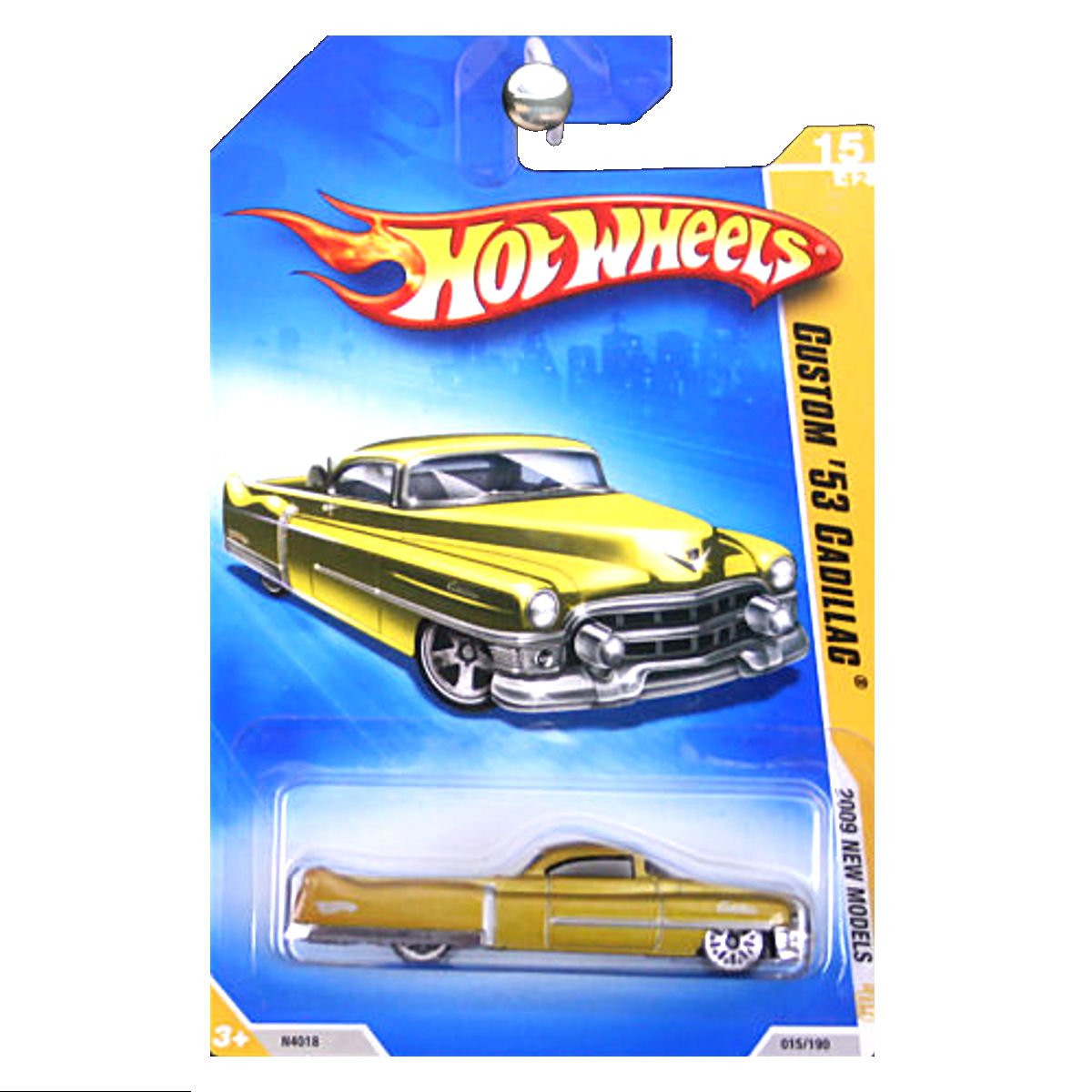 Hot Wheels 1:64 Scale Custom '53 Cadillac Diecast Car - 2009 New Models Collection for Kids & Collectors - Perfect for Play, Display, and Gifts