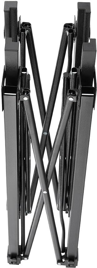 Heavy-Duty Roll-Top Camping Table - Portable Aluminum Folding Table with Steel Frame by Caddis Sports (Medium) | Perfect for Outdoor Picnics, Tailgating & Backyard BBQs
