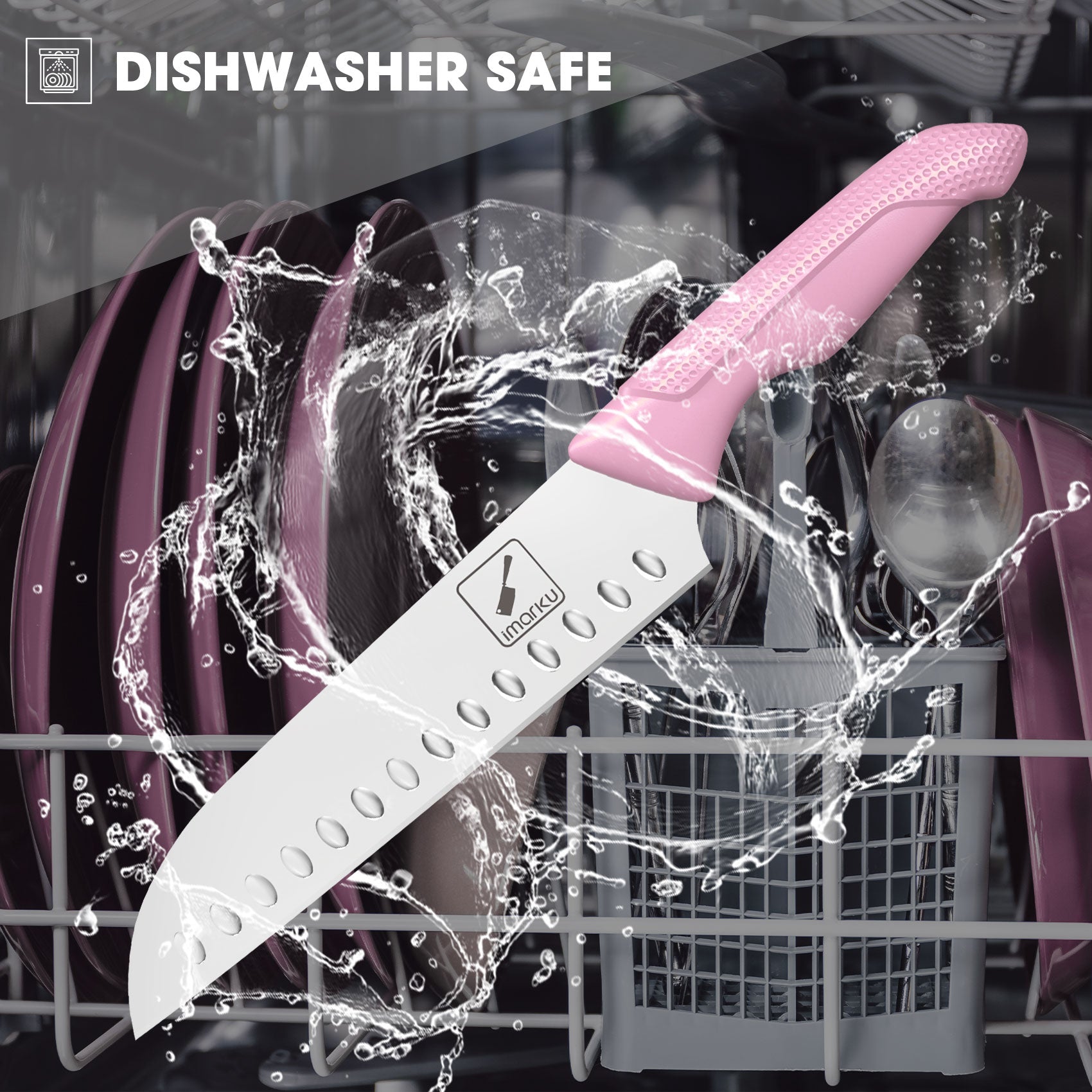 Premium 6-Piece Stainless Steel Knife Set with Ergonomic PP Handles - Sharp Kitchen Knives for Slicing, Dicing & Chopping - Perfect for Home Chefs & Cooking Enthusiasts