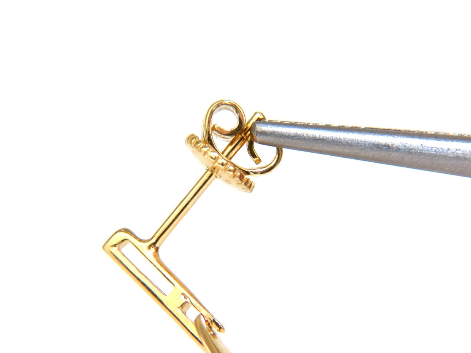 0.40CT Diamond Dangle Earrings 14K Two-Toned Gold F/VS Clarity Mirror Finish for Women - Perfect for Weddings, Parties & Special Occasions