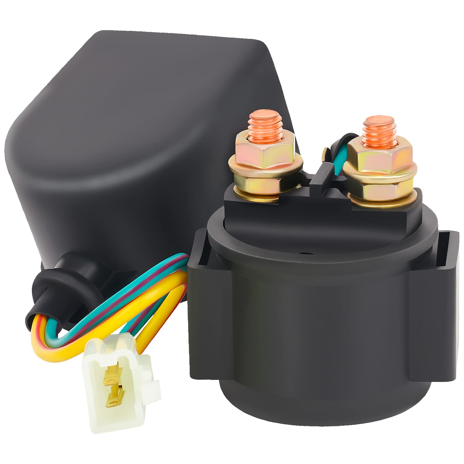AHL Starter Solenoid Relay Compatible with Honda GL1800 Goldwing 1800 (2001-2010) - Reliable Engine Start for Motorcycle Rides & Road Trips