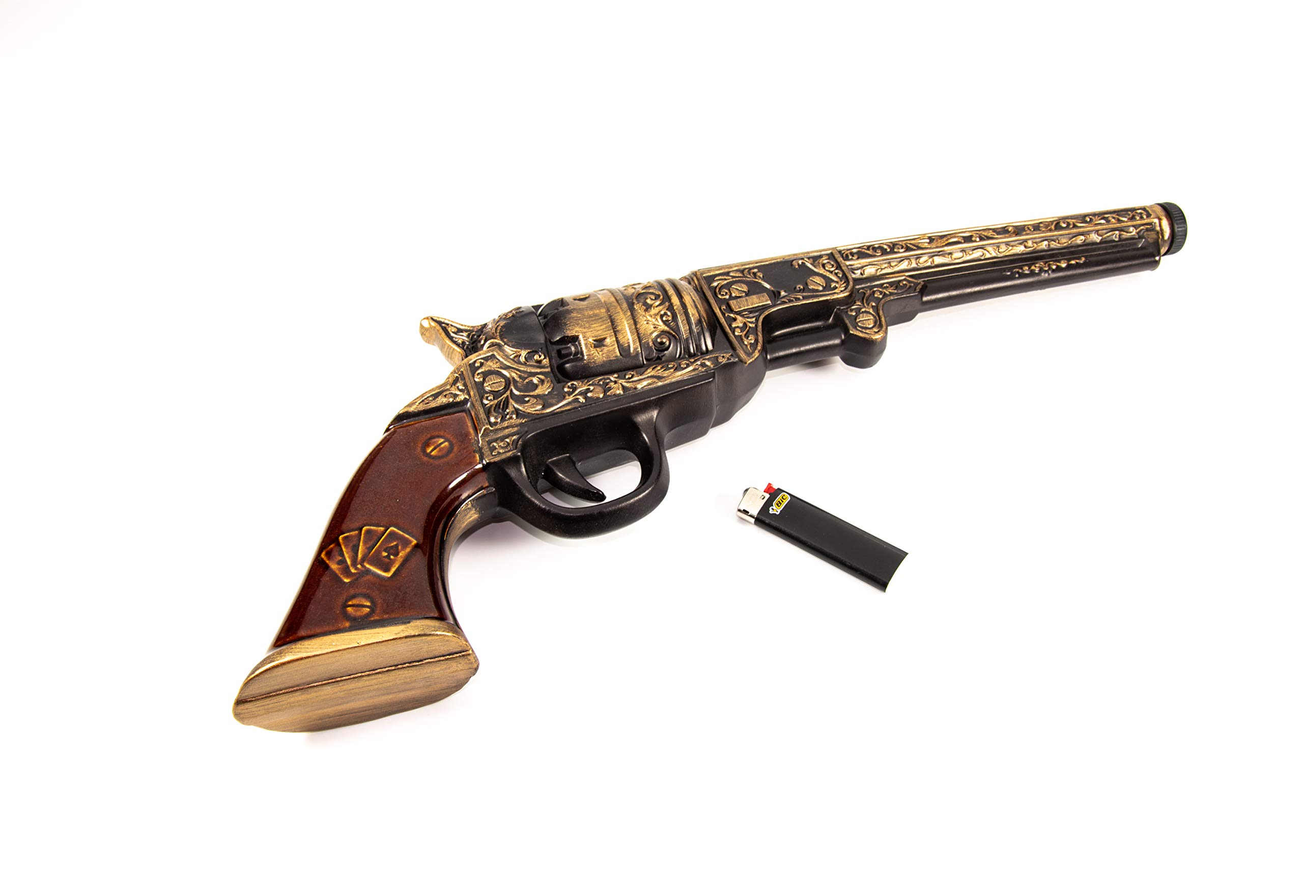 Military Style Gun-Shaped Decanter for Whiskey, Vodka & Brandy - Unique Army Themed Liquor Dispenser - Perfect for Gifts, Man Cave, Home Bar & Military Enthusiasts