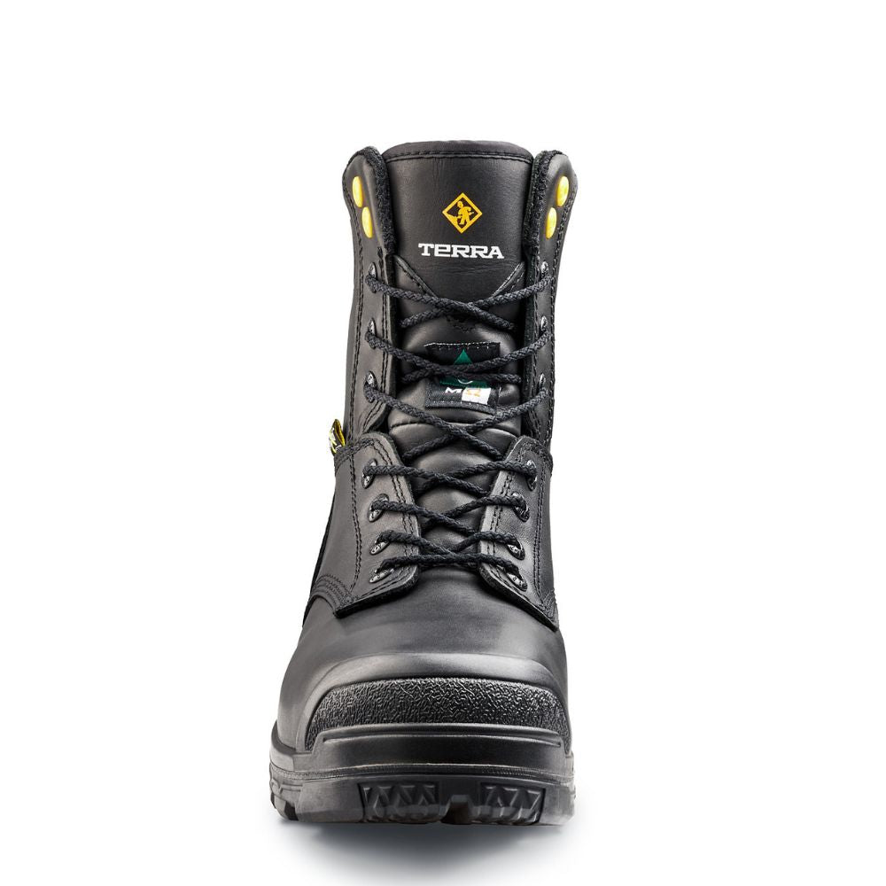 Terra Paladin Unisex Composite Toe Work Boots with Internal Metatarsal Guard - Safety Shoes for Construction, Warehouse & Industrial Work (Model 2988B)