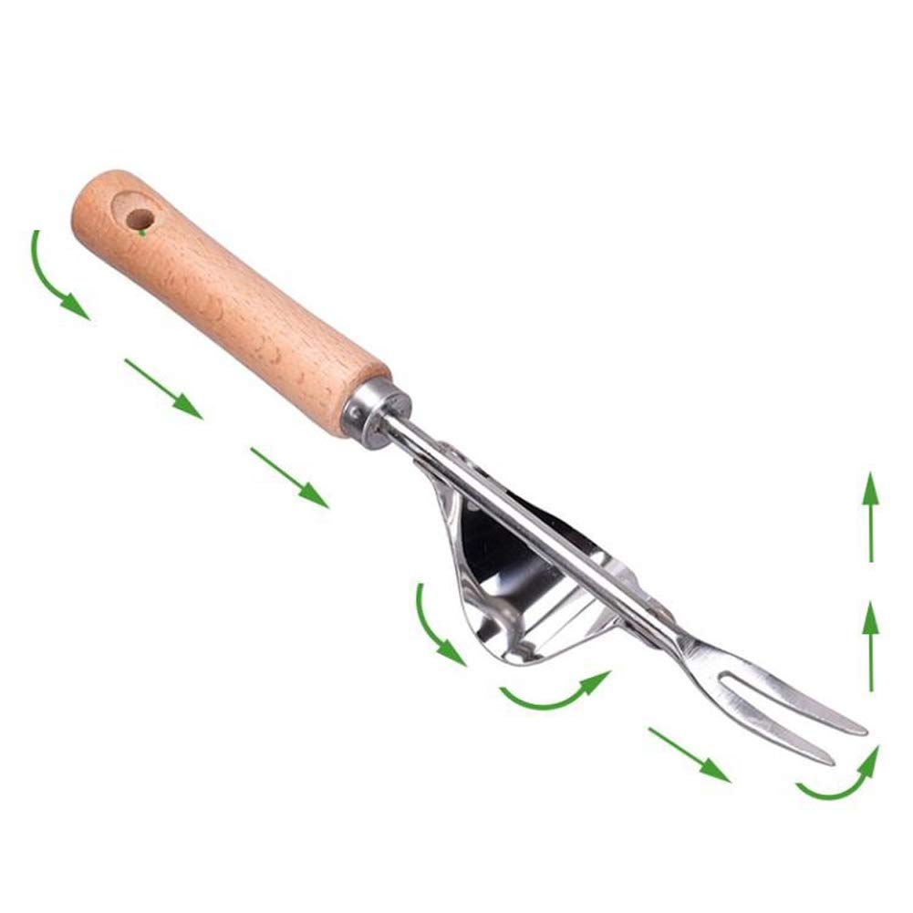 Manual Weed Puller Tool - 1 Piece Hand Weeder for Garden, Lawn & Yard - Bend-Proof Dandelion Digger & Weeding Removal Cutter - Perfect for Organic Gardening, Landscaping & Weed Control