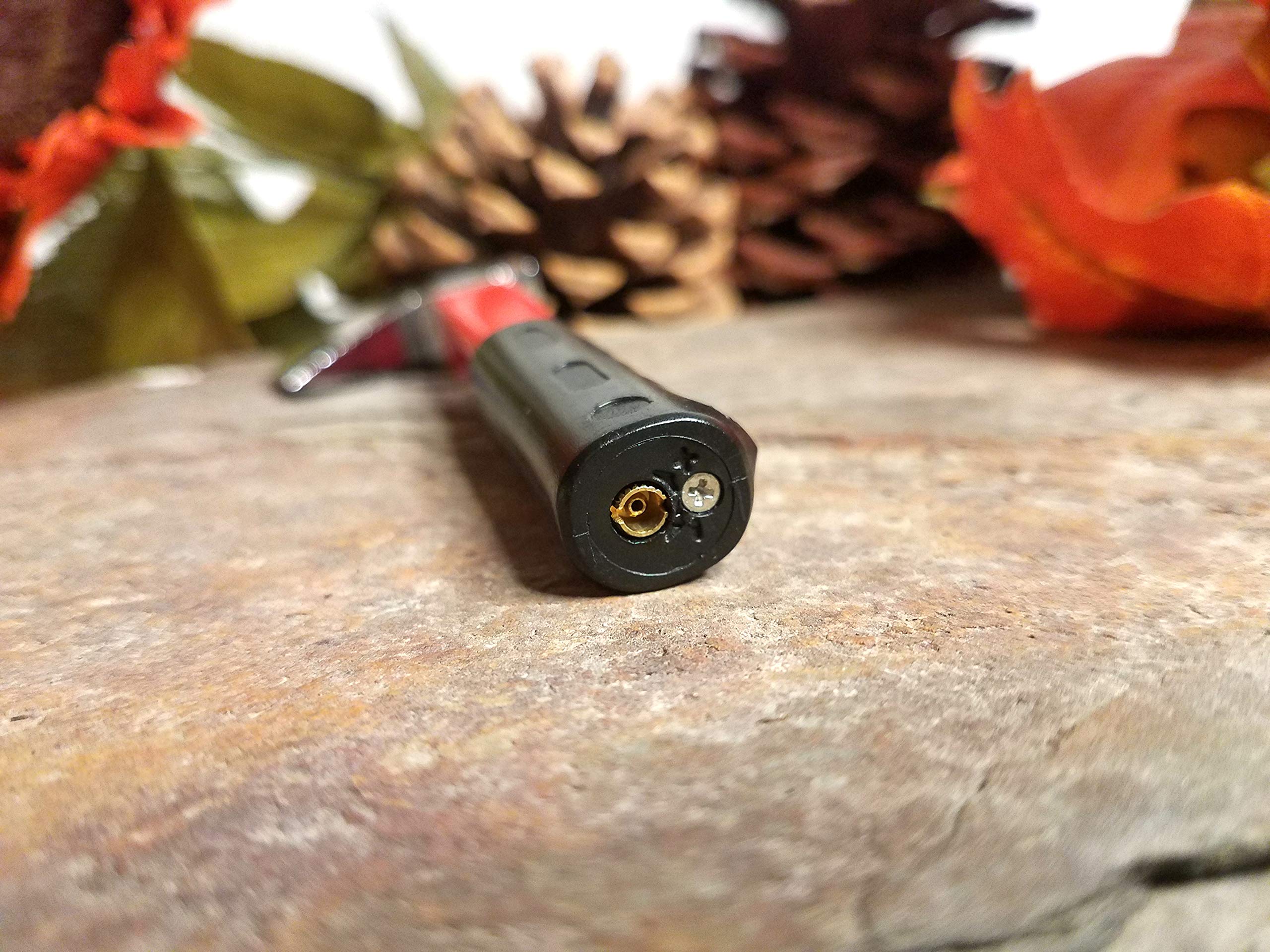 Axe Butane Lighter - Refillable Novelty Hatchet (Red) for Camping & Collectors
