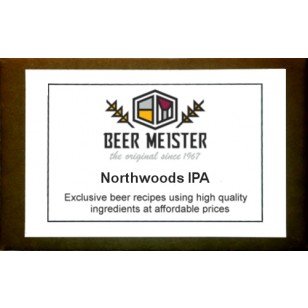 Northwoods IPA Beer Extract Kit - Premium Amber Ale Home Brewing Kit for Craft Beer Enthusiasts | Perfect for Home Brewing, Gifts & Beer Tasting Parties