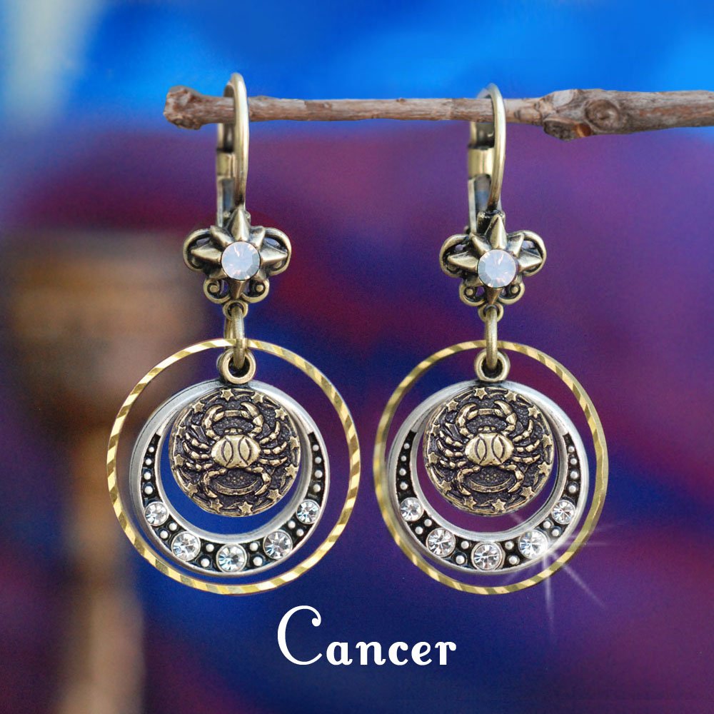 Zodiac Sign Earrings - Personalized Astrology Jewelry for Birthday Gifts | Perfect for Horoscope Lovers & Special Occasions