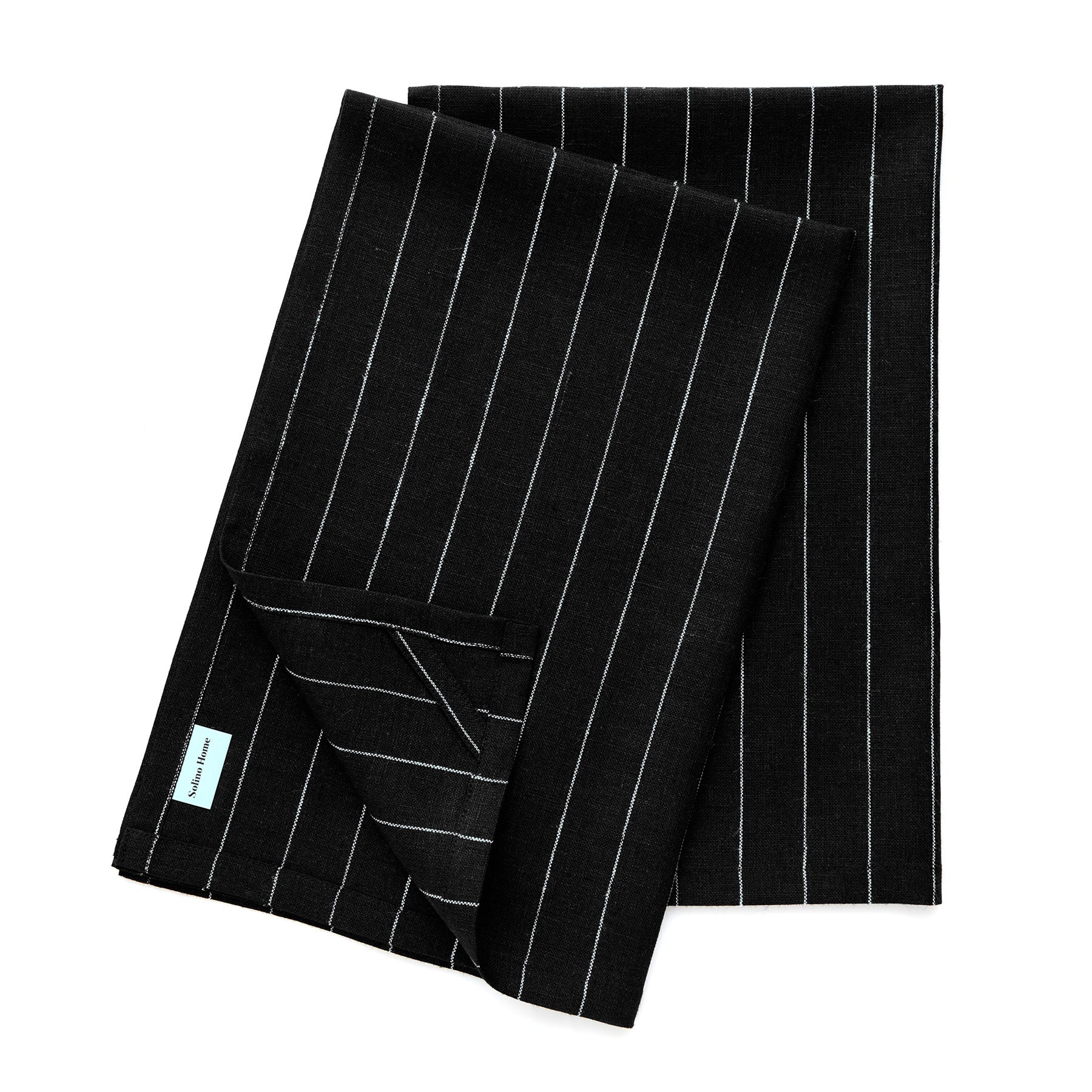 Premium Pinstripe Kitchen Towels Set of 2 - Absorbent Cotton Dish Towels for Drying Dishes & Cleaning - Perfect for Modern Kitchens & Housewarming Gifts