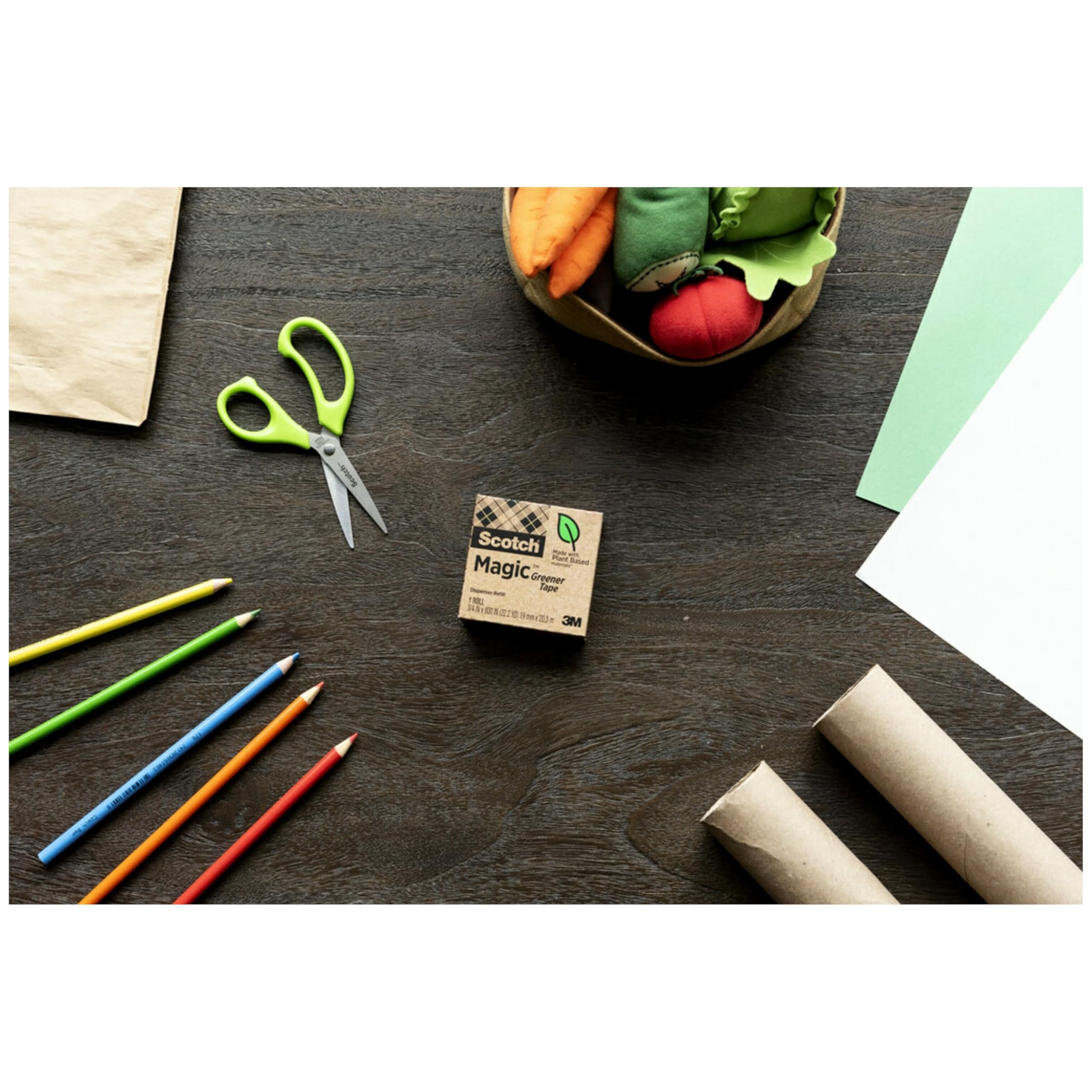 Scotch Magic Greener Tape - 6 Rolls, 0.75