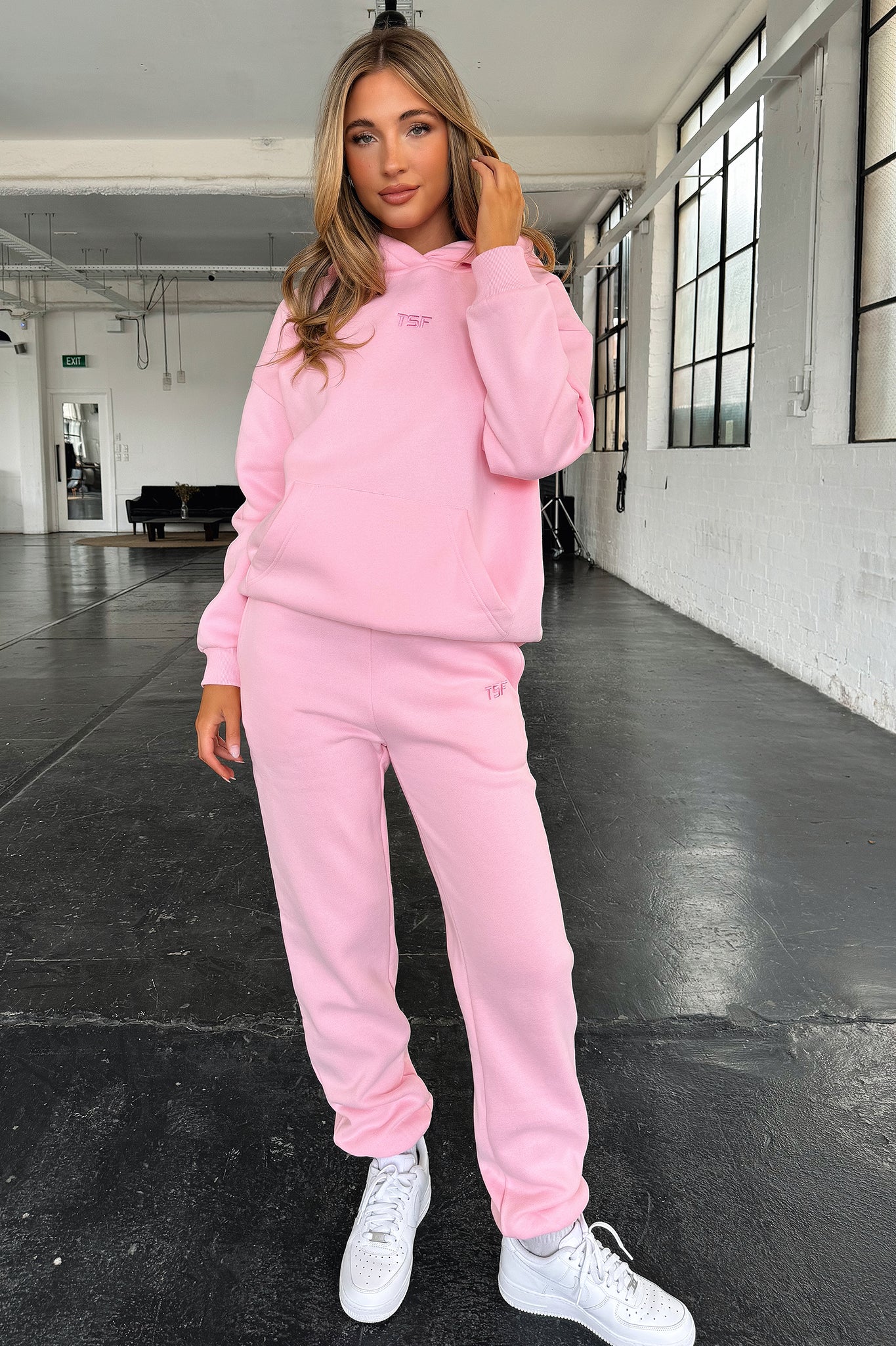Kaztek Women's Soft Comfortable Sweatpants - Pink Casual Lounge Pants for Yoga, Running & Home Wear