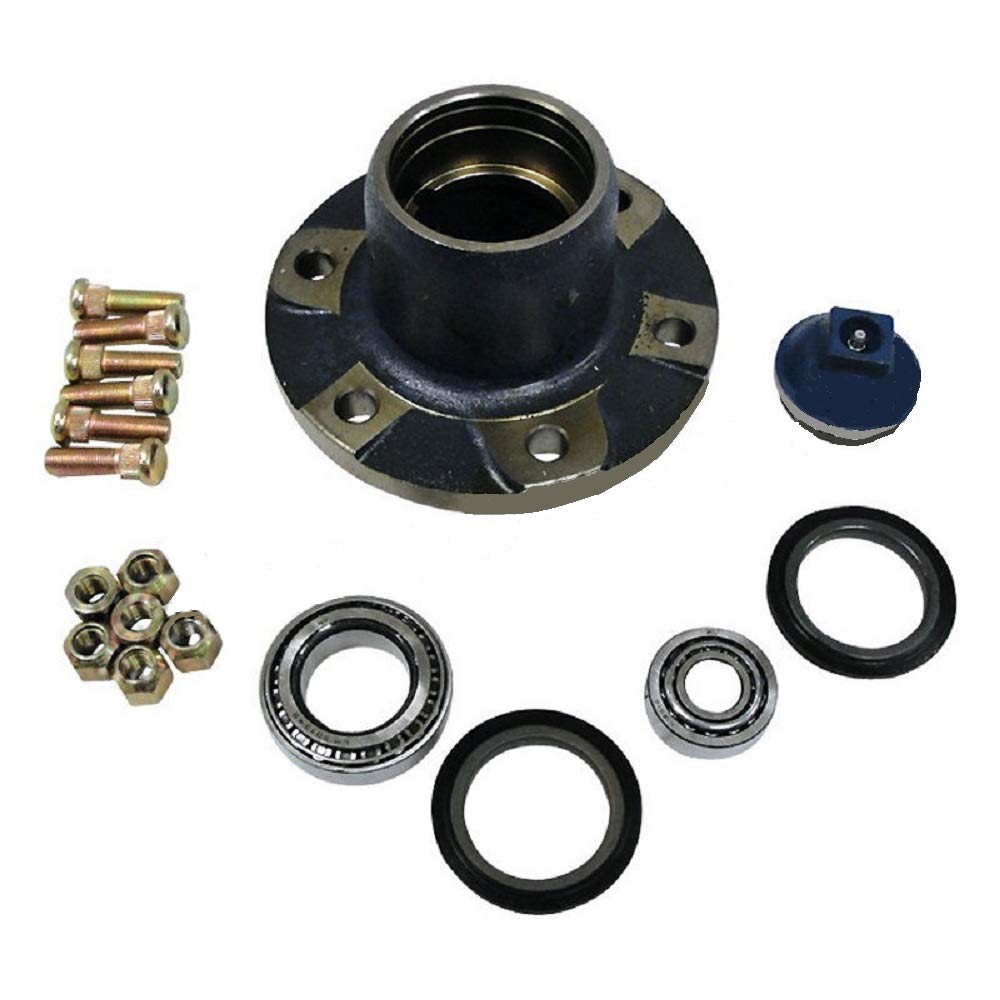 RAParts Front Hub Assembly E0NN1190AA Compatible with Ford New Holland Tractor Models 63680 67370 67371 84349 C9NN1104D - Replacement for Smooth Farming & Heavy-Duty Agricultural Operations