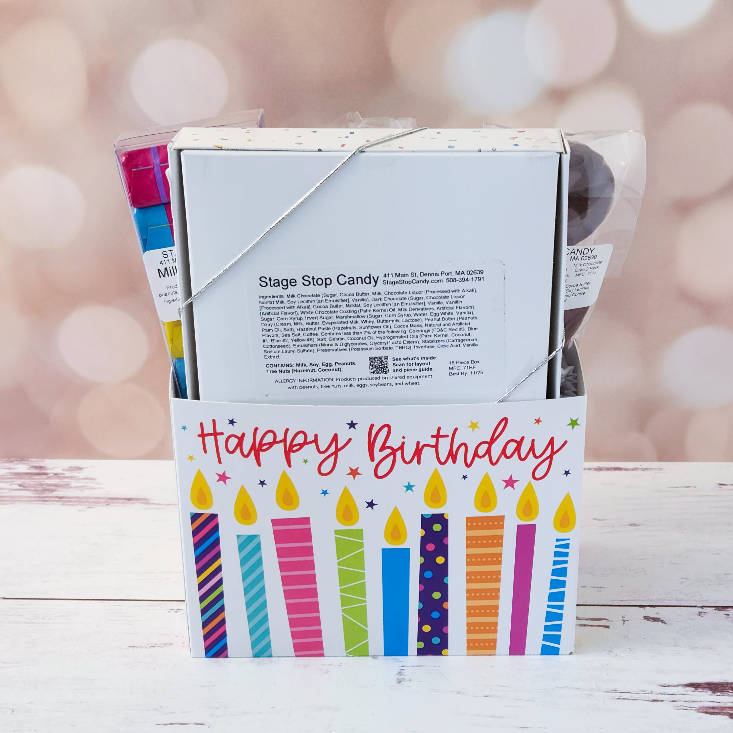 Happy Birthday Gift Basket for Women & Men - Thoughtful Present for Birthday Parties, Anniversaries & Special Occasions