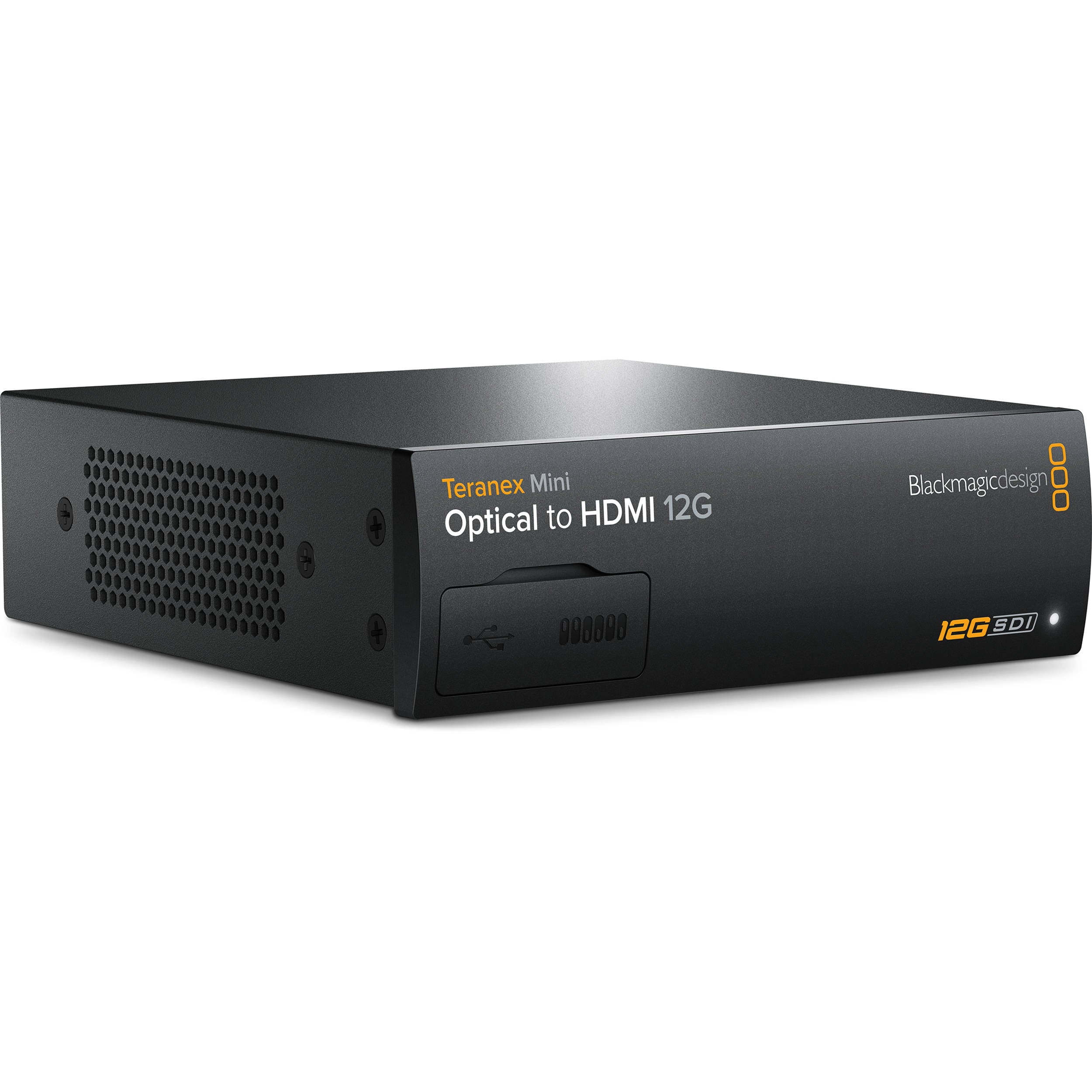 Blackmagic Design Teranex Mini 12G Optical to HDMI Converter - 4K Video Conversion for Live Streaming & Professional Broadcasting