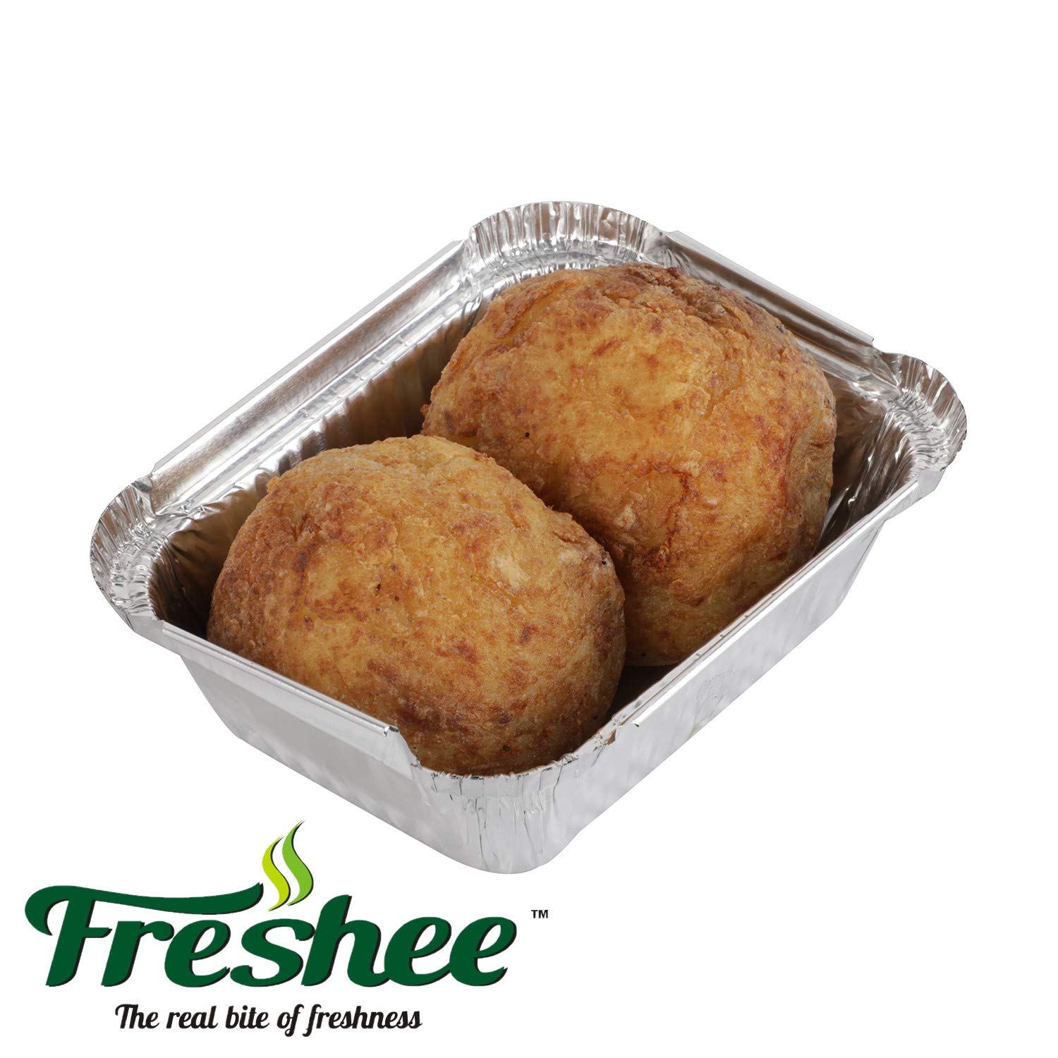 Freshee 25-Pack 450ml Aluminum Disposable Food Containers with Lids - Silver Foil Takeout Containers for Meal Prep, Leftovers & Party Catering