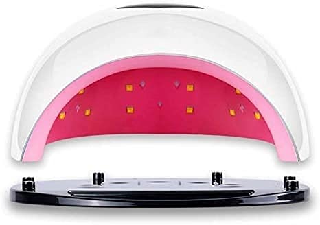 72W UV LED Nail Lamp for Gel Polish - Professional Nail Dryer with 4 Timer Settings, Curing Light for Gel Nails & Toes - Pink Nail Art Accessories (Perfect for Home Manicures, Salon Use & DIY Nail Designs)