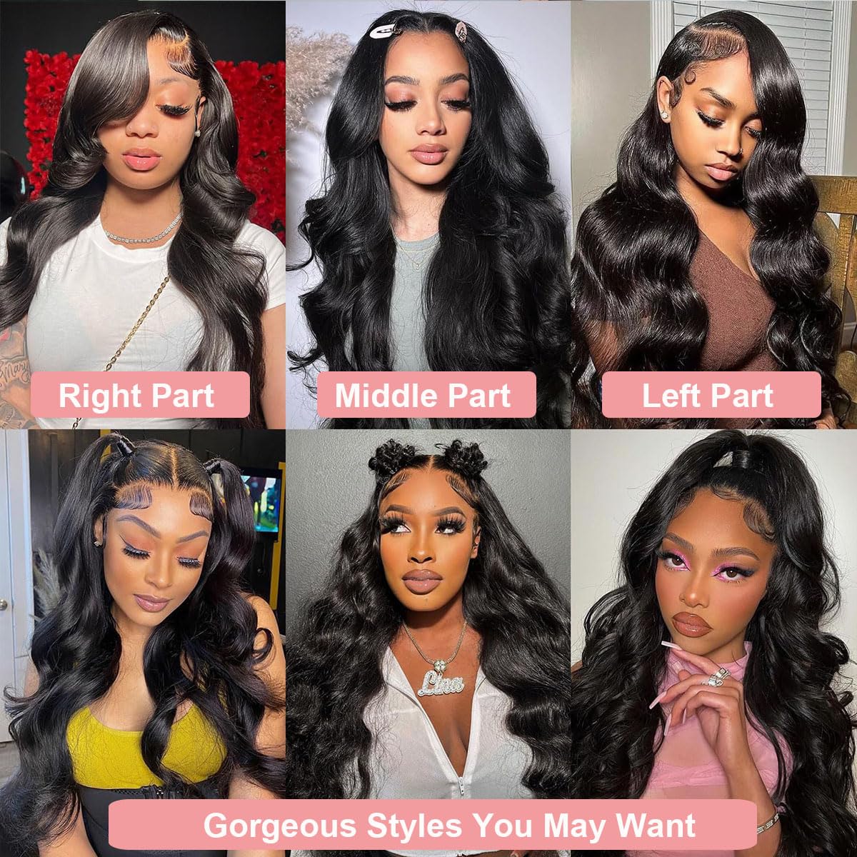 28 Inch Body Wave Lace Front Wig Human Hair - Long 13x4 HD Glueless Wigs for Women | Pre Plucked & Pre Cut | Perfect for Daily Wear, Parties & Cosplay