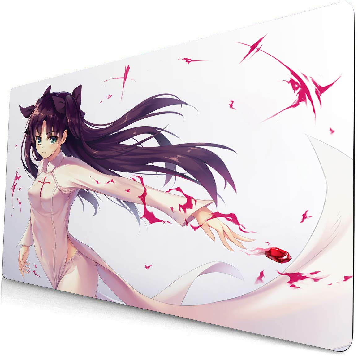 Fate Stay Night Anime Mouse Pad - Large Gaming Desk Mat for Computer & Keyboard - Saber Alter Fate Grand Order Design - Perfect for PC Gaming & Office Work