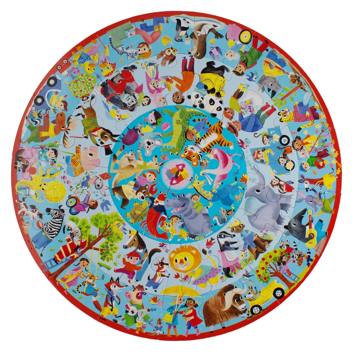 Good Deals 36-Piece Giant Round Puzzle for Kids Ages 3+ | Fun Educational Toy for Preschool Learning & Family Game Night