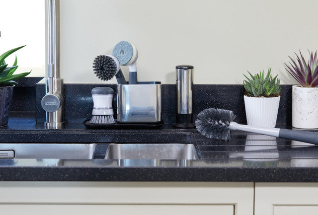 Premium MasterClass Bottle Brush - Grey | Durable & Long-Lasting Cleaning Brush for Baby Bottles, Water Bottles & Glassware | Perfect for Home, Kitchen & Nursery Use