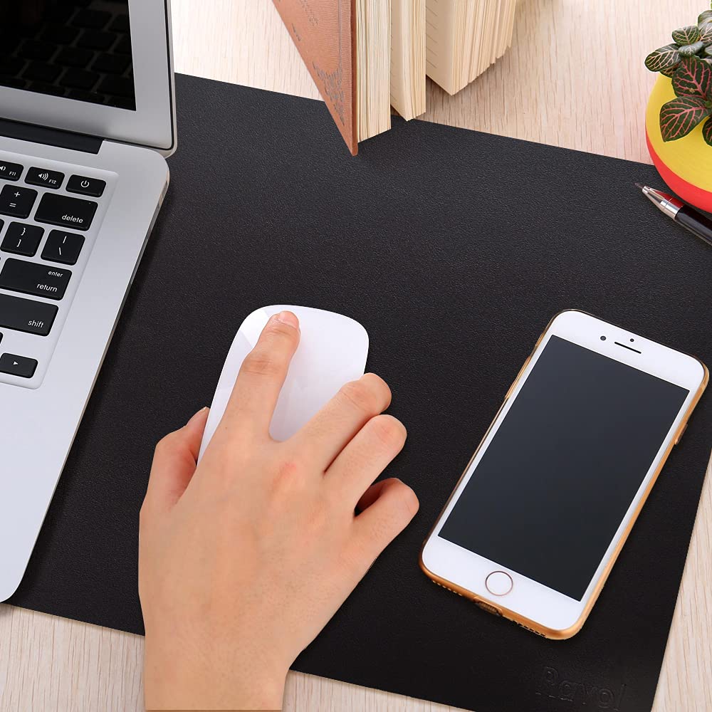 Premium PU Leather Mouse Pad - Large 23.6