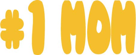 Decaltor Yellow 1 Mom Quotes Stickers - 5