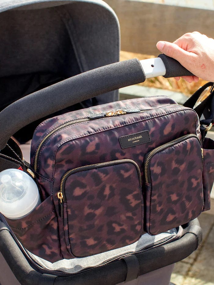 Storksak Eco-Friendly Stroller Bag - Waterproof Diaper Bag for Moms, Perfect for Travel, Shopping & Daily Use